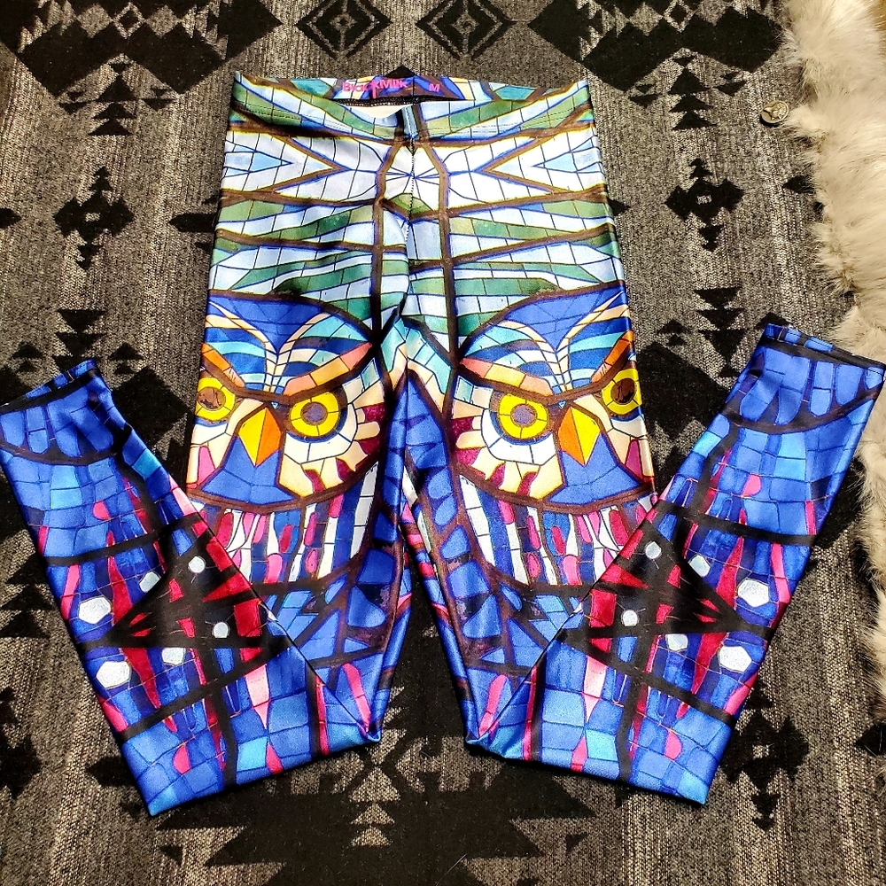 Blackmilk Glass Owl Leggings